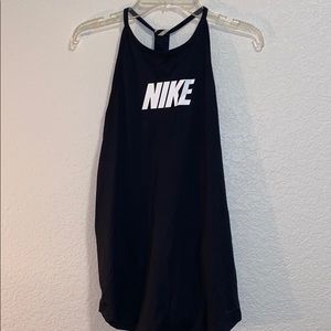 Black Nike workout tank top
